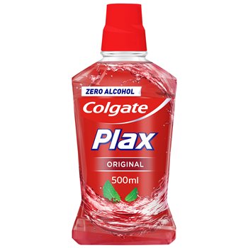 Bain de bouche Colgate Plax Sans alcool original - 500ml