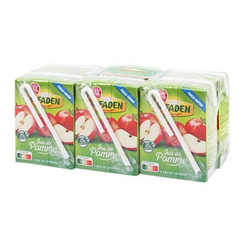 Jus de pomme Jafaden A base de concentré - 6x20cl