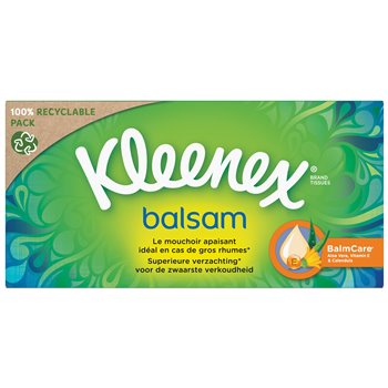 Mouchoirs Kleenex Balsam - boîte x64