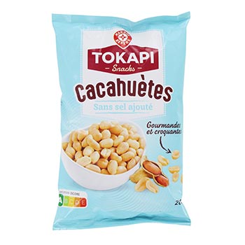 Cacahuètes Tokapi Sans sel ajouté - 200g