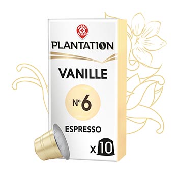 Capsules café Plantation Café vanille n°6 - x10 - 52g