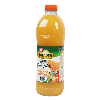 Pur jus d'orange Jafaden Avec pulpe - 1,5L