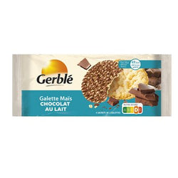 Galette de maïs GERBLE Chocolat au lait - 124g