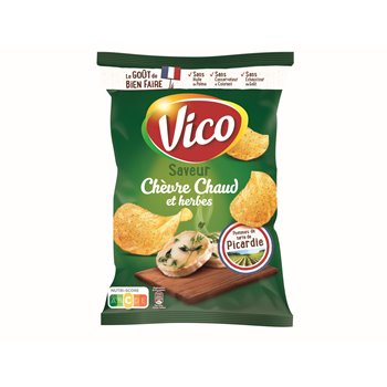 Chips Vico Chèvre chaud & Herbes - 125g ///