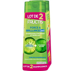 Shampooing 2en1 Fructis Cheveux normaux - 2x250ml