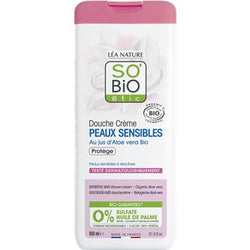 Crème de Douche Bio Sobio Etic Peaux Sensibles Aloe Vera-650ml