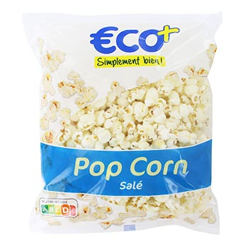 Pop corn Eco+ Salé - 100g