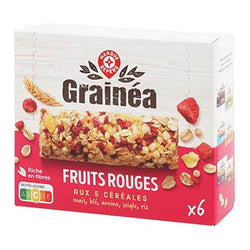 Grainea Barre de céréales Fruits rouges - 126g