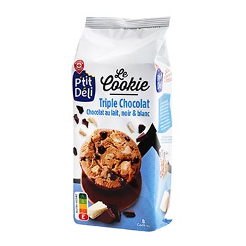 Cookies P'tit Déli Triple chocolat - 200g