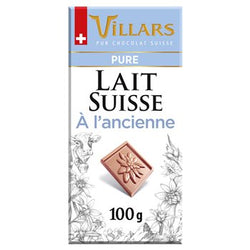 Tablette chocolat Villars Lait - 100g