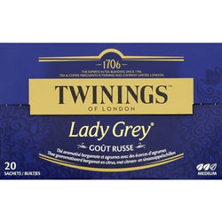 Thé lady grey Twinings x20 sachets - 40g