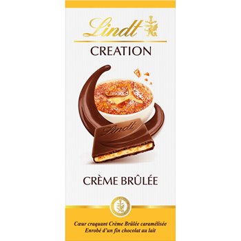 Chocolat au lait Lindt Création La Crème brûlée - 150g