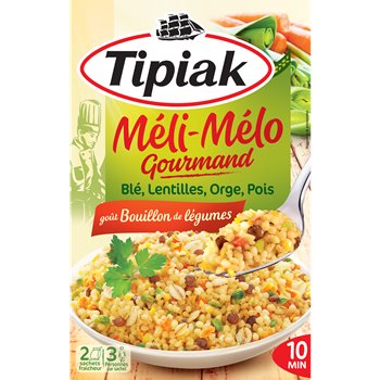 Méli mélo céréales lég Tipiak 330g