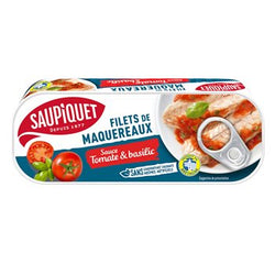 Filets de maquereaux Saupiquet Tomate basilic 169g