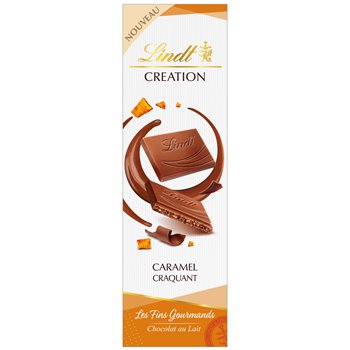 (31/12/23) Chocolat au lait Lindt Création Caramel craquant - 85g