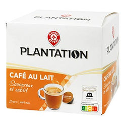 Capsules café Plantation Café au lait - x16 - 152g