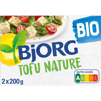 tofu nature bio bjorg - 2x200g