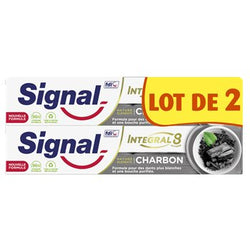 Dentifrice Signal Charbon Blancheur Détox -2x75ml