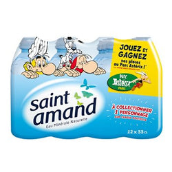 Eau minérale naturelle St Amand Bouchon sport 33cl x12