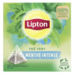 Thé vert Lipton Menthe Intense - x20