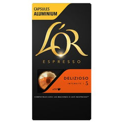 Café capsules L'OR Espresso Delizioso n°5 - x10 - 52g