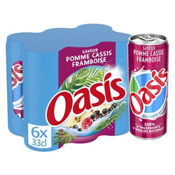 Boisson aux fruits Oasis Pomme Cassis Framboise - 6x33cl