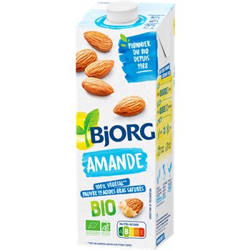 Boisson lait amande Bio Bjorg 1L