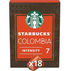 Café Capsules NESPRESSO int 7 Starbucks Origin Colombia x18