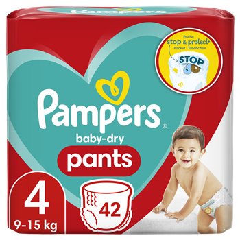 Culottes Pampers Baby Dry Taille 4 - x42