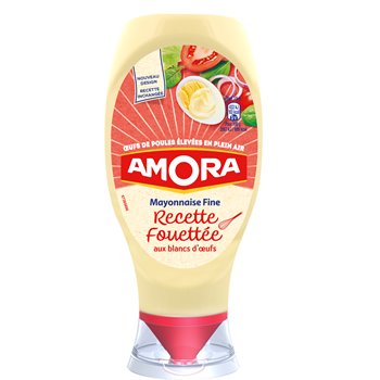 Amora Mayonnaise Fouettée blancs d'oeufs - 398g