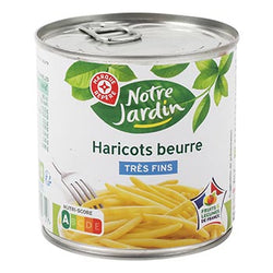 Haricots beurre Notre Jardin Très fins - 220g