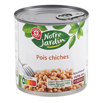 Pois chiches Notre Jardin 265g