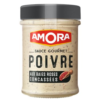 Amora Sauce gourmet Poivre 188g