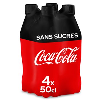 Coca-cola zero 50cl x4