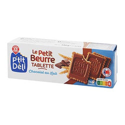 Biscuit petit beurre P'tit Déli Tablette chocolat lait - 150g