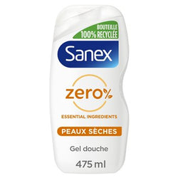 Gels douche Sanex Zéro 0% Peaux sèches - 475ml