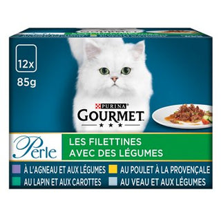 Sachets pour chats Gourmet Multivariétés - 12x85g