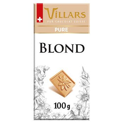 Chocolat blanc pur, VILLARS, Tablette de 100g