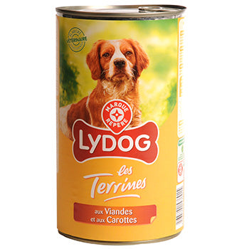 Terrines aux viandes et carottes Lydog - 1.24kg