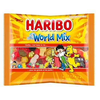 Bonbons Haribo Assortiment world mix - 500g