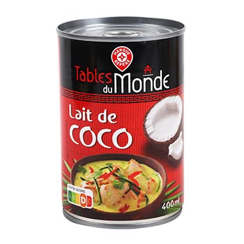 Lait de coco Tables du monde 400ml