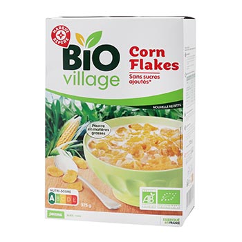 Céréales CornFlakes Bio Village Bio - 375g