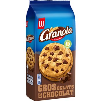 Granola Cookies Gros éclats Chocolat 184g