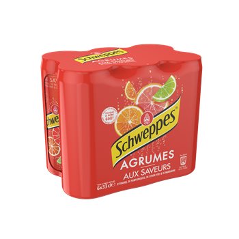 Schweppes Agrumes 33cl x 6