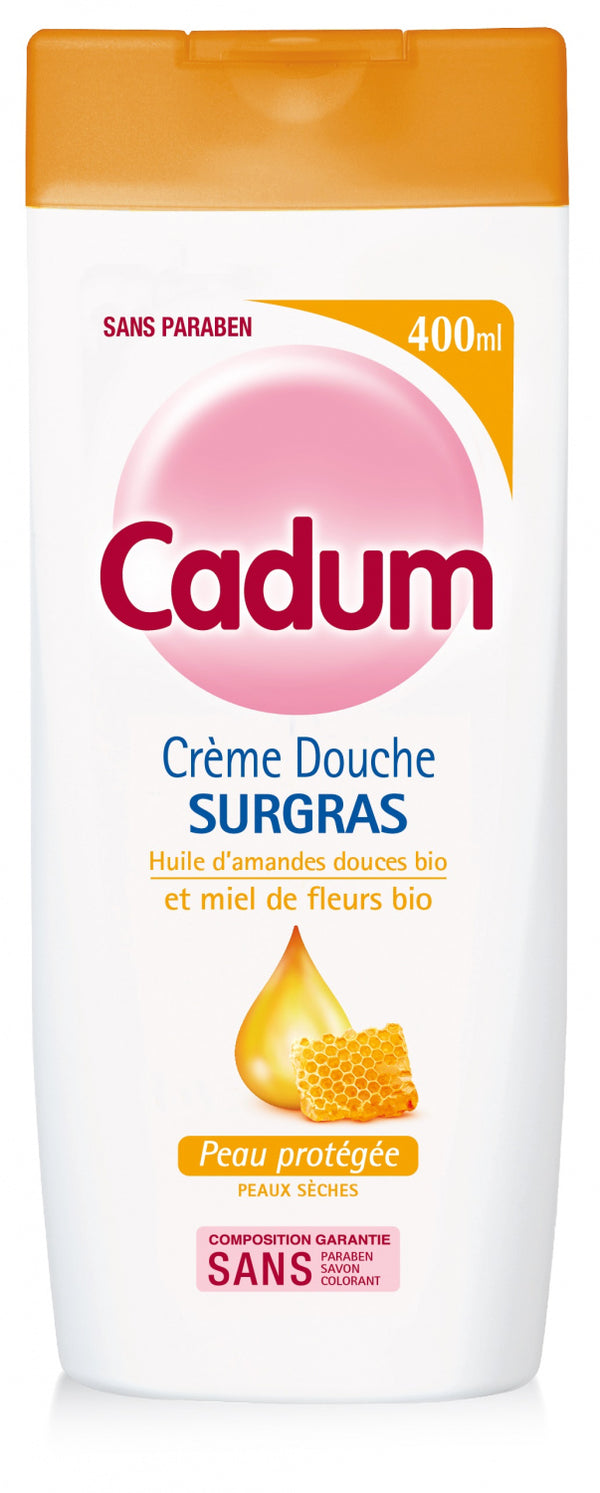 Crème douche Cadum surgras miel de fleurs 450ml