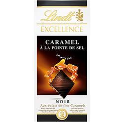 Tablette EXCELLENCE Noir Caramel A la Pointe de Sel 100g