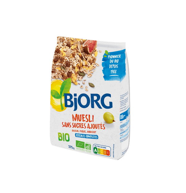 Céréales muesli Bjorg Bio Sans sucre ajoutés - 375g