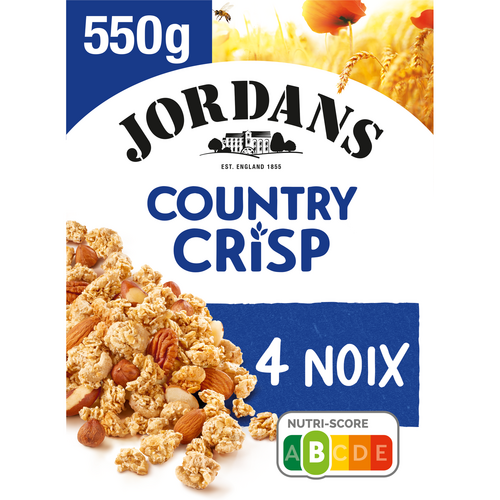 Céréales Country Crisp Jordans noix - 550g