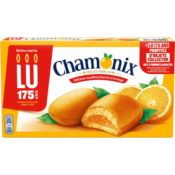 Biscuits fourrés Chamonix LU Orange - 250g