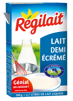 Lait en poudre Régilait Demi écrémé - 300g